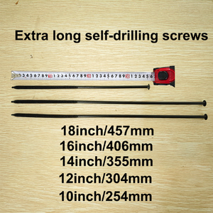 Tornillo de autoperforación con Epdm SS410 Din75904P, cubierta hexagonal externa, accesorios de expansión para invernadero, tornillo de taladro automático - Product Image 5