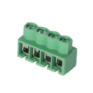 Factory price green 300V 20A pitch 5.0mm terminal block dinkle PCB connector