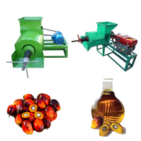 Presse à huile de palme à double vis 15 T/H avec mini moteur diesel-petit extracteur d'huile de palme efficace