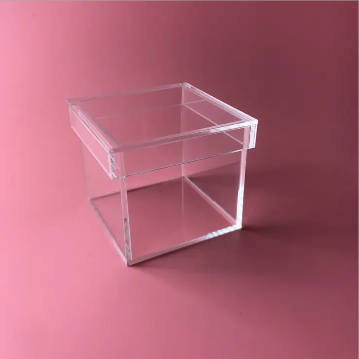 Rectangulaire En Acrylique transparent Empilable Organisateur De Stockage