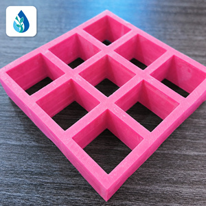 Fabricant chinois de grilles de sol en FRP grises résistantes aux acides et aux alcalis, antidérapantes, pour environnements corrosifs - Product Image 3