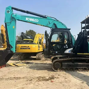 Excavateur à cabine élévateur d'occasion Excavateur Kobelco SK200