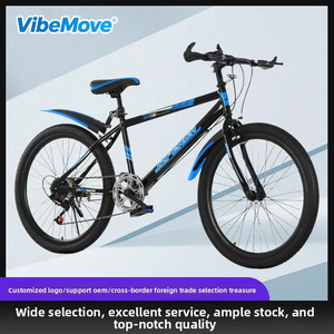 Bicicleta de Montaña de 24/26 Pulgadas con Cuadro de Acero Aleado, Frenos de Disco, Diseño Ligero, Capacidad de Carga de 85 kg, para Niños Unisex - Product Image 4