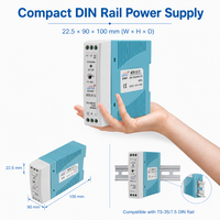 Alimentation électrique sur rail DIN série MDR-10 10W 5V 12V 15V 24V AC/DC à sortie unique, ultra-mince, alimentation industrielle à découpage