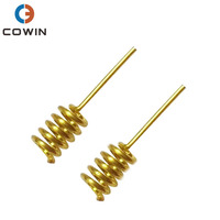 Antenne hélicoïdale interne WiFi 2,4 GHz et 5 GHz avec bobine en cuivre, gain de 2-3 dBi, impédance de 50 ohms, connecteur à souder