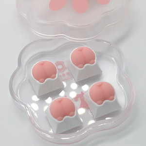 Bán Buôn Thiết Kế Mới Mèo Chân Keycap Tùy Chỉnh Silicone 3D In Ấn Keycap Nút <span class=keywords><strong>Key</strong></span> <span class=keywords><strong>Cap</strong></span> Cho Cơ Khí Bàn Phím Chơi Game Mèo Keycap - Product Image 4