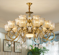 Lustre en verre de Murano, luminaire suspendu de luxe pour villa, lampes modernes de luxe, décoration intérieure