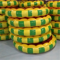 Flotteur de piscine gonflable en plastique multifonctionnel, pour la construction en équipe, tapis de pastèque pour le soleil