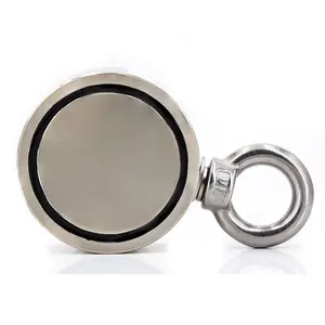 Anillo redondo superfuerte de neodimio, imanes de recuperación <span class=keywords><strong>para</strong></span> <span class=keywords><strong>pesca</strong></span>, 120KG, 60mm de diámetro - Product Image 1