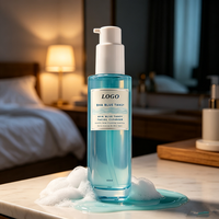 Nettoyant Visage BHA à la Tanaisie Bleue 100ml Marque Blanche, Nettoyage Doux et Profond Apaisant Quotidien pour Tous Types de Peau