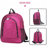 Zaino scintillante con glitter per ragazze, borsa da scuola leggera, zaino casual con tasche multiple, zaino con glitter per la scuola e i viaggi quotidiani