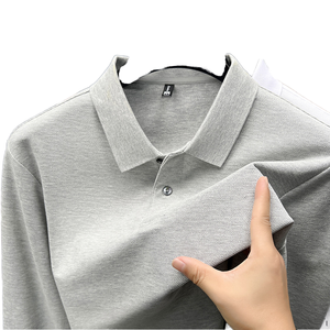 Camiseta de Hombre Otoño 2026 de Alta Calidad, 360 g/m², Tejido de Punto 100% Algodón, Anti-Pilling, Manga Larga, Diseño Casual Holgado - Product Image 1