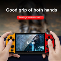 Console de jeu portable rétro HAIMING Mini HD 5,1 pouces X17 PLUS avec batterie de 1500 mAh et 3 à 5 heures d'autonomie