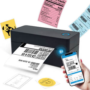 Fabrication nouvelle expédition sans fil Machine A6 mécanisme papier 4x6 110mm Rollo Pocket Sticker <span class=keywords><strong>Portable</strong></span> <span class=keywords><strong>Mini</strong></span> étiquette imprimante thermique - Product Image 1