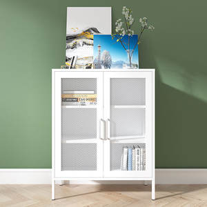 Modern White Two-Door <b>Kitchen</b> Cabinet Factory Direct Sale - Product Image 6