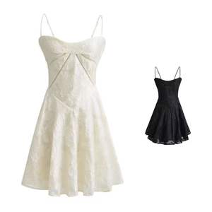 Elegante Vestido Casual de Verano con Cordones para Mujer, Estilo Línea A, para Graduación o Cumpleaños - Product Image 1