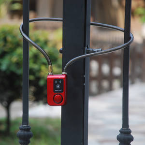 फोन APP नियंत्रण स्मार्ट ताला निविड़ अंधकार 110dB अलार्म ब्लू रंग साइकिल ताला आउटडोर विरोधी चोरी ताला - Product Image 6