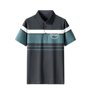 Camisetas Polo Personalizadas para Hombre, Ropa de Trabajo de Verano, Camisas de Manga Corta con Solapa, Logotipo Bordado, Camiseta Polo de Algodón de Marca - Product Image 1