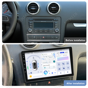MEKEDE X40 UIS7865 <span class=keywords><strong>8</strong></span>+128G QLED AKM DSP CarPlay sans fil Android Auto pour AU01 <span class=keywords><strong>Audi</strong></span> A3 2003-2013 - Product Image 4
