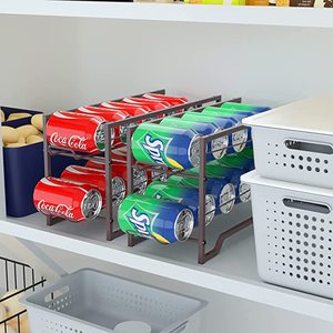 Distributeur empilable de boissons alcoolisées, support pour boissons, canette de rangement pour penderie ou réfrigérateur - Product Image 4