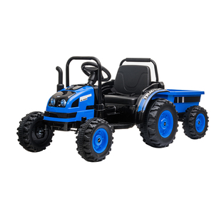Grand <span class=keywords><strong>tracteur</strong></span> à pédales 6 roues eva pour enfants <span class=keywords><strong>tracteur</strong></span> électrique pour enfants, voiture <span class=keywords><strong>jouet</strong></span> 12V - Product Image 6