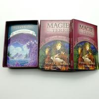 Carte Oracle sur mesure de haute qualité impression Tarot Deck lin fini cartes à jouer