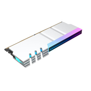 Flower Mirror Memory Module Heatsink With Argb <b>Lighting</b> Synchronization And Abyss Effects Aluminum <b>Socket</b> Mount - Product Image 4