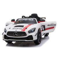 Voiture électrique pour enfants sous licence Mercedes Benz AMG GT4 12v, deux places, voiture jouet pour enfants, vente en gros