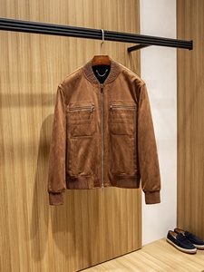 من Yuppie حامل جلد الغنم المحبب الصاعد الصاعد الصاعد الصاعد الصاعد من Yuppie جلد الغنم ذو السحاب إغلاق للخريف والشتاء للرجال - Product Image 1