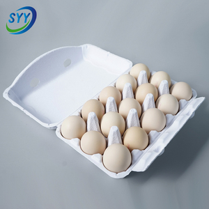 Индивидуальная упаковка для яиц от производителя: картонные коробки из бумажной массы на 4, 6, 9, 10, 12, 15, 20, 30 куриных яиц - Product Image 3