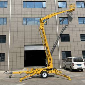 Trailer mounted 18m Tow di belakang Trailer Mount Boom Lift mini boom lift - Product Image 2
