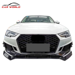 A4L 2017-2019 RS4 Plastic Body Kits Front Bumper Lip Grille & Rear Bumper <b>Face</b> Kit Car Accessories - Product Image 4