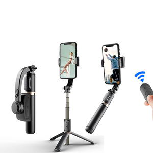 Stabilisateur de cardan CYKE 1 axe avec équilibrage automatique, perche à <span class=keywords><strong>selfie</strong></span> portable et télécommande sans fil pour iPhone, idéal pour le vlogging en voyage <span class=keywords><strong>Q08</strong></span> - Product Image 1