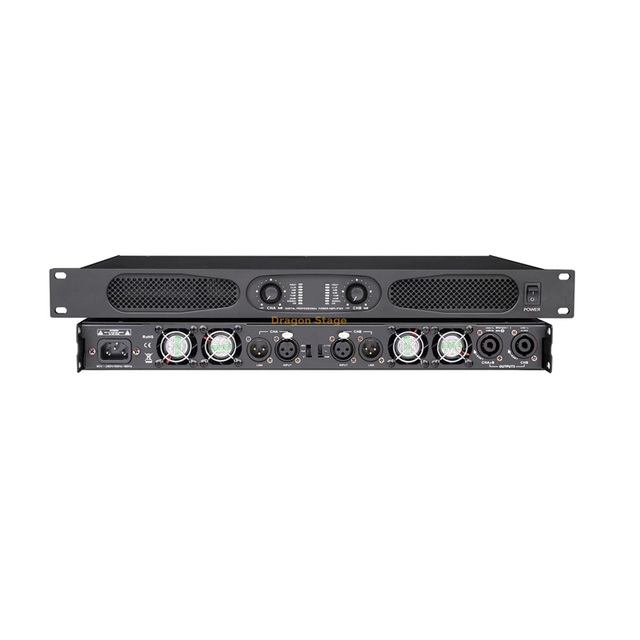 Dragonstage AD Class D 1U Professional Power Amplifier Series | Lightweight High-Power Audio Amplifiers with Dual PFC