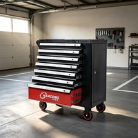 Chariot à outils robuste et portable avec tiroirs pour atelier