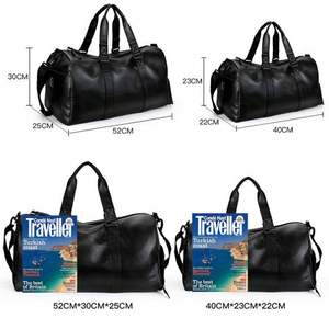 Sac de voyage en cuir PU durable personnalisé en gros, imperméable, grand sac de sport, sac de voyage, sac de sport - Product Image 4