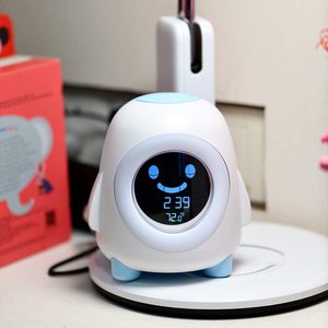 Trẻ Em Ngủ Huấn Luyện Viên Động Vật Đồng Hồ Báo Thức Reloj Ánh Sáng Ban Đêm Cho Trẻ Em Ngủ Âm Thanh Máy Kỹ Thuật Số Bàn Bảng Đồng Hồ - Product Image 6