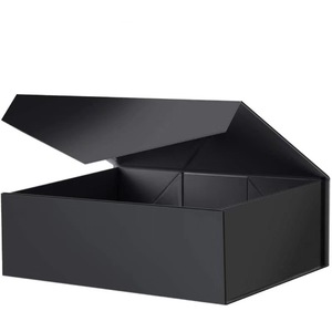 Large Gift Box with Lid Groomsman box Sturdy Storage Box with Magnetic Closure
