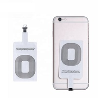Vente en gros de chargeurs sans fil portables fins et universels pour téléphones mobiles, adaptateur de charge rapide pour iPhone 5s 6 7 Plus 6s