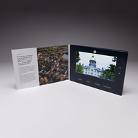 Promotion Écran LCD numérique HD de 7 pouces pour brochure avec impression pour invitation, promotion, vidéo, carte de vœux