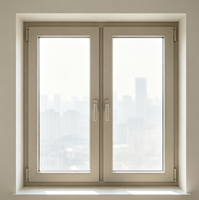 Fabricante y Proveedor de Ventanas Abatibles de PU, Diseño Moderno con Valor Estético para el Hogar, Impermeables, Resistentes al Viento, Antimosquitos y a Huracanes