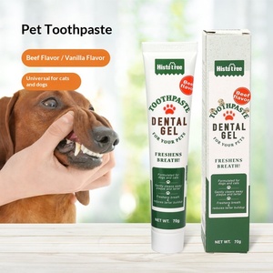 Gel Dental para Mascotas al por Mayor, Pasta Dental para Perros y Gatos con Sabor a Carne y Hierbas, Control de Olores Fuertes - Product Image 1