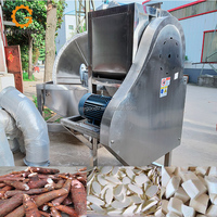 Machine à trancher les chips de manioc, machine à écailler et à sécher le manioc