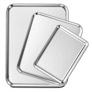 Offre Spéciale – Plaque de Cuisson Écologique en Acier Inoxydable de 23,5 cm pour Pizza et Gâteaux – Plaque à Pain en Acier Inoxydable en Stock - Product Image 1