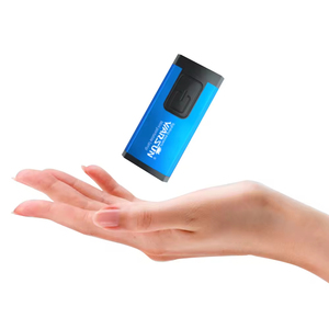 Cho Hợp kim nhôm USB sạc siêu mỏng mini không thấm nước xách tay ánh sáng Keychain đèn pin - Product Image 4