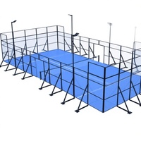 Support amovible pour planche de pickleball, réglable, en alliage d'aluminium, construction en acier, étanche, revêtement en zinc 3,0 mm