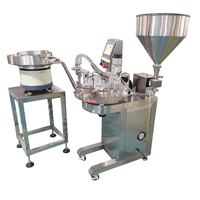 Machine de remplissage et de bouchage automatique rotative à 1 tête pour sachets de boissons, jus, sauces, lait, détergent, boissons en doypack avec bec verseur