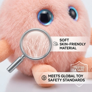 Peluche de Felpa Rosa Coral, Compañero Inteligente con IA que Habla en Más de 60 Idiomas, para Mayores de 8 Años, Carga USB-C, Juguete Educativo de Bolsillo, OEM - Product Image 5