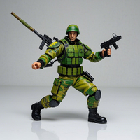Garçons Filles Faire semblant de Jeux de Guerre Militaire Jouet Soldats Figurines pour Enfants de 3 ans et plus