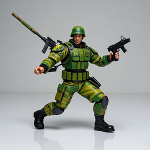 Garçons Filles Faire semblant <span class=keywords><strong>de</strong></span> <span class=keywords><strong>Jeux</strong></span> <span class=keywords><strong>de</strong></span> <span class=keywords><strong>Guerre</strong></span> Militaire Jouet <span class=keywords><strong>Soldats</strong></span> Figurines pour Enfants <span class=keywords><strong>de</strong></span> 3 ans et plus - Product Image 3